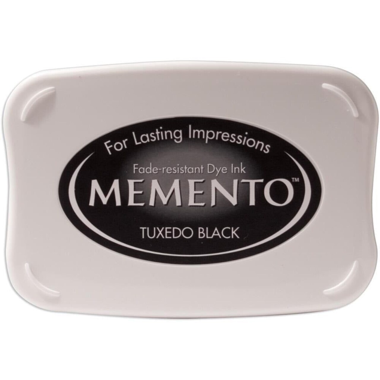 Memento Dye Water Based Ink Pad - Tuxedo Black - Great for Use with Alcohol Marker Coloring!